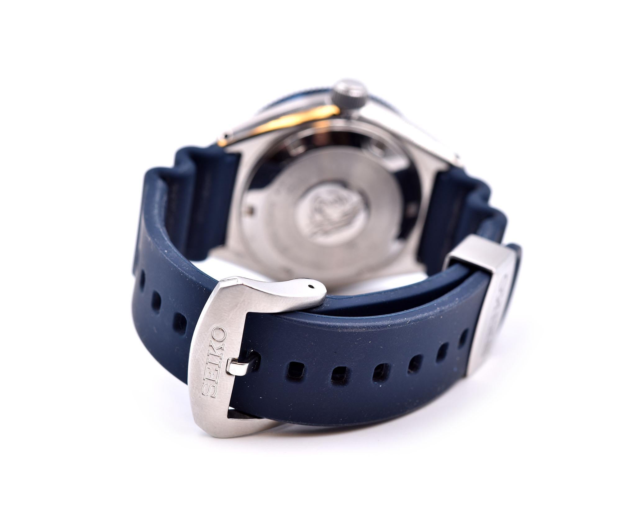 Montre Seiko Prospex Sea en acier inoxydable Réf. 6R15-04B0 1
