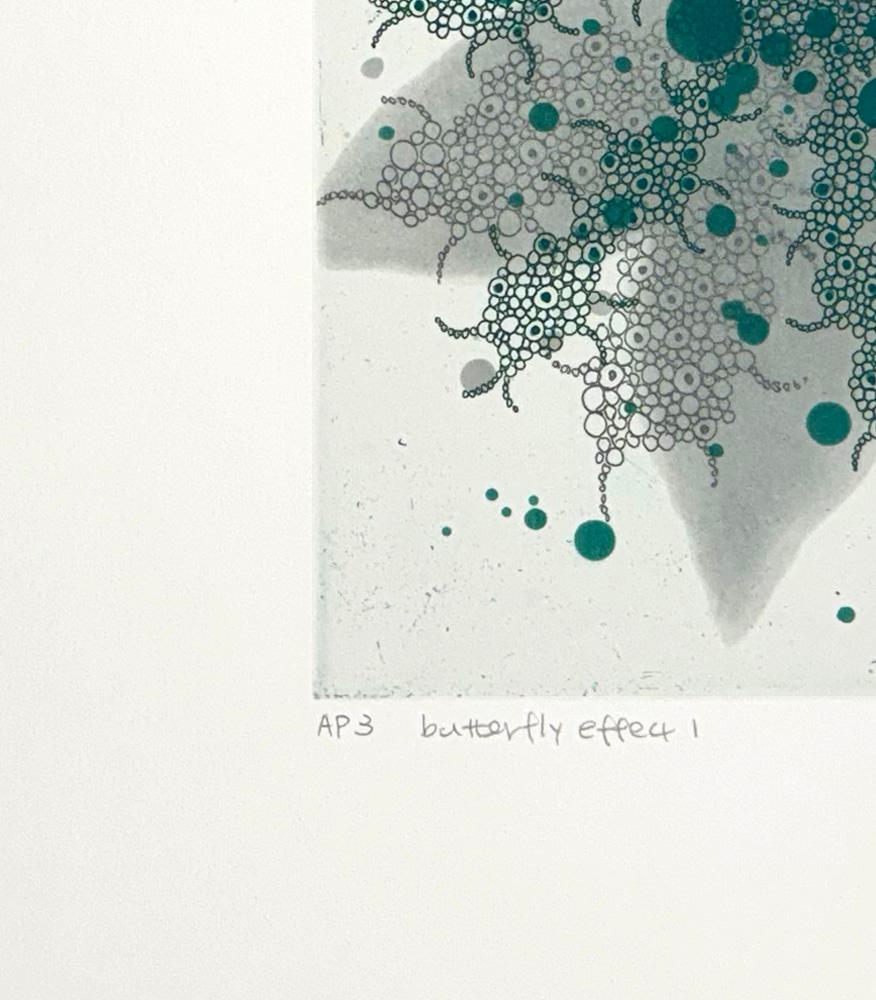 Schmetterlingseffekt 1 (Geometrische Abstraktion), Print, von Seiko Tachibana
