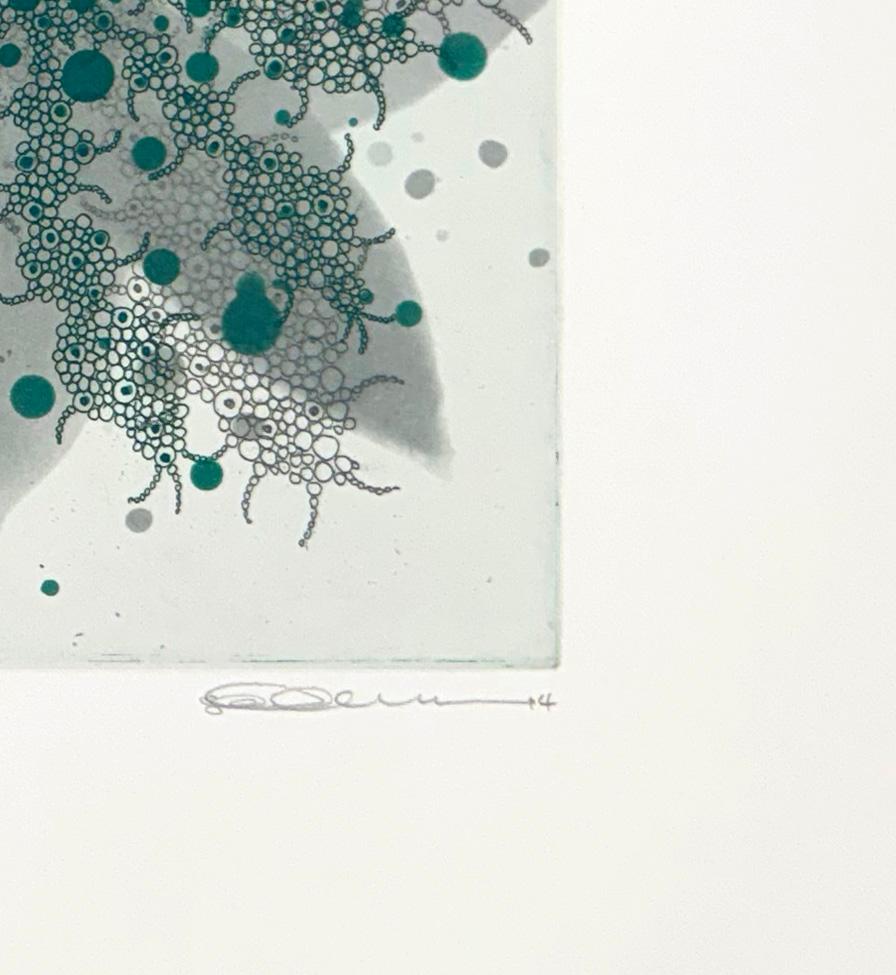 Effect papillon 1 - Gris Abstract Print par Seiko Tachibana