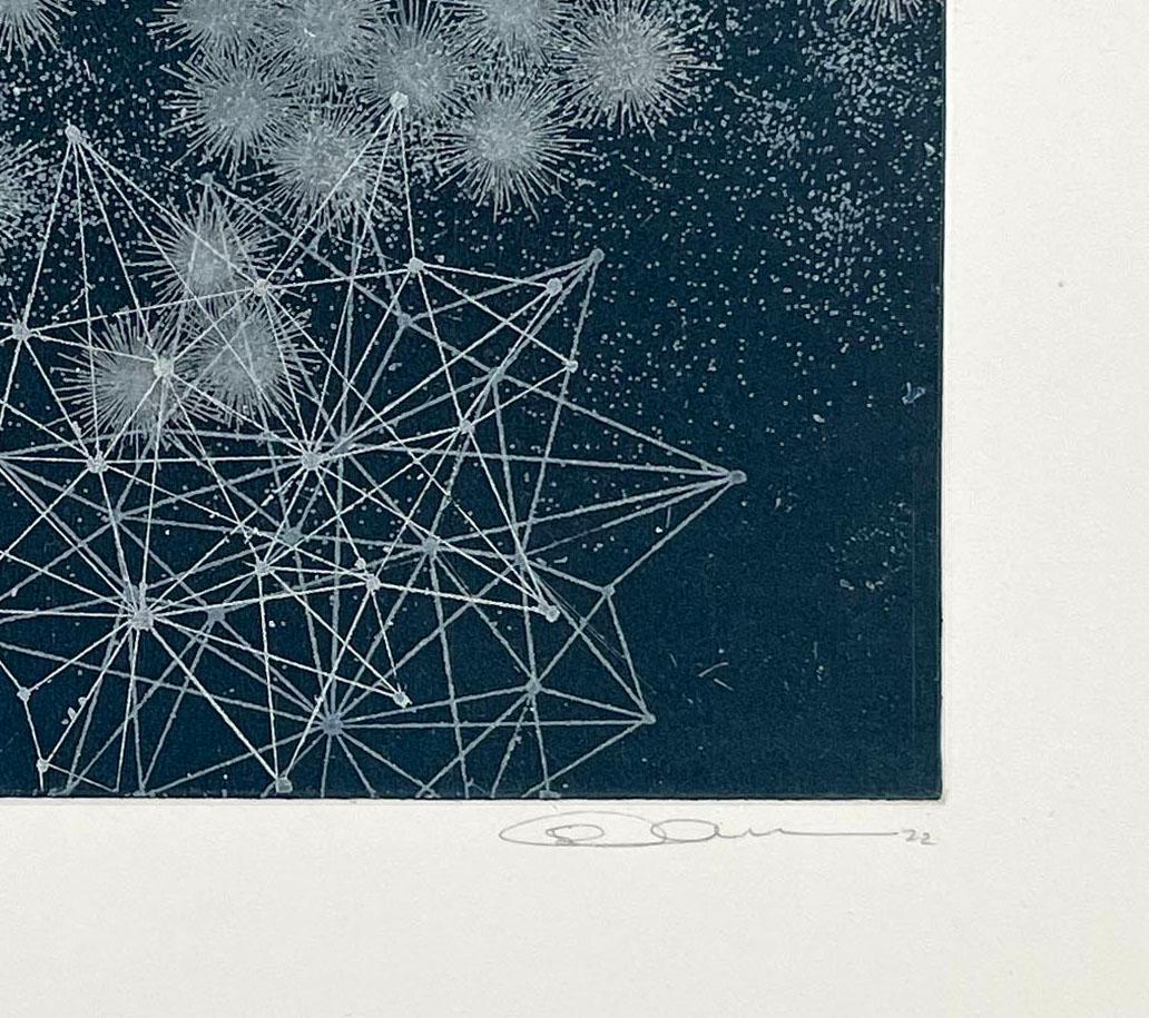 Kosmos-Szene A-18 (Zeitgenössisch), Print, von Seiko Tachibana