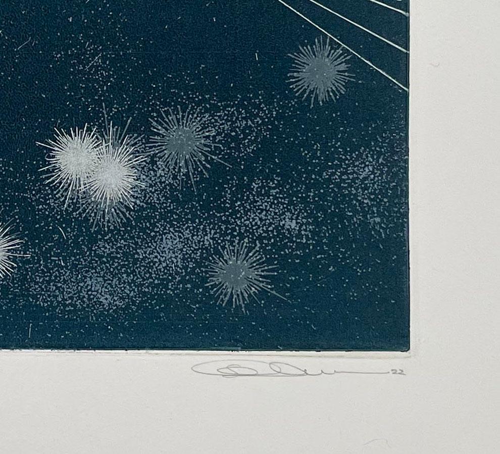 Kosmos-Szene A-22 (Zeitgenössisch), Print, von Seiko Tachibana