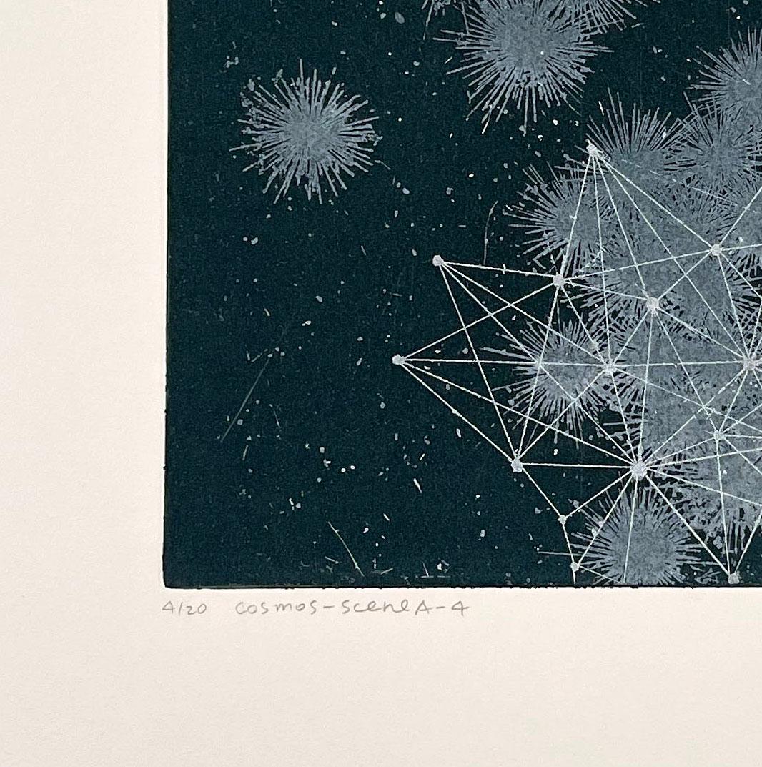 Kosmos-Szene A-4 (Zeitgenössisch), Print, von Seiko Tachibana