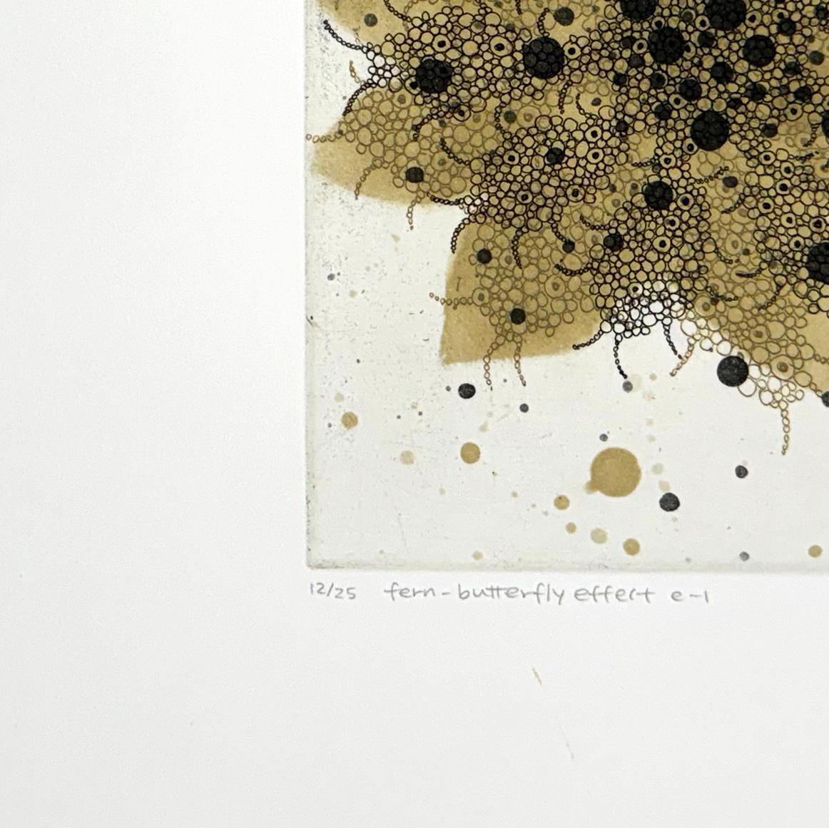 fern-butterfly effect  e-1 - Abstract Geometric Print by Seiko Tachibana