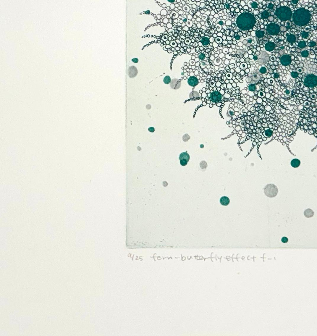 fern-butterfly effect  f-1 - Abstract Geometric Print by Seiko Tachibana