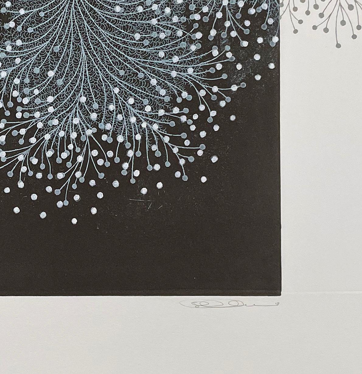 fractal-ssi-5a - Gray Abstract Print by Seiko Tachibana