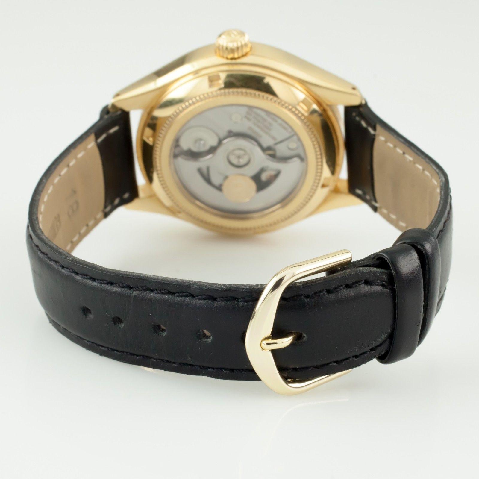 Seiko Yellow Gold Grand Seiko Hi-Beat 36000 Mechanical Wristwatch In New Condition In Sherman Oaks, CA