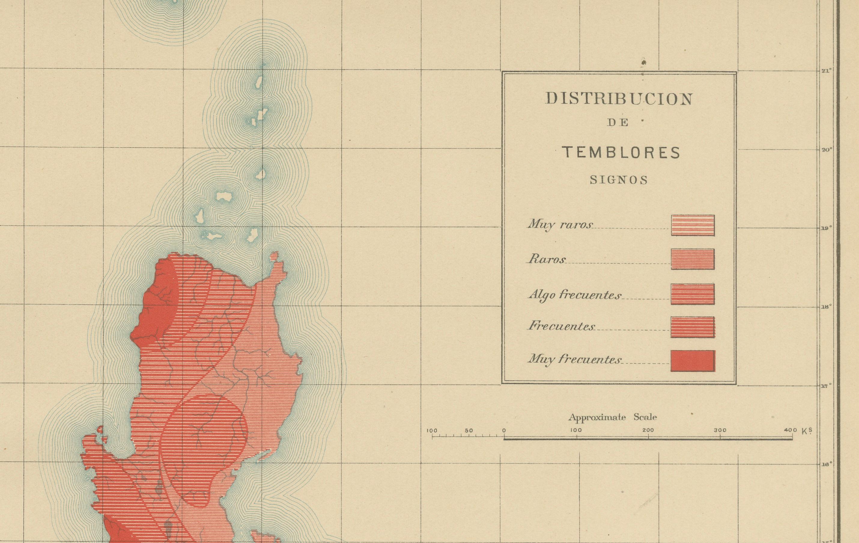 Titolo: Mappa dell'attività sismica delle Isole Filippine - Observatorio de Manila, 1899

Questa straordinaria cromolitografia intitolata 