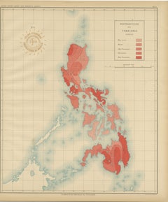 Seismic Activity Map of the Philippine Islands – Observatorio de Manila, 1899