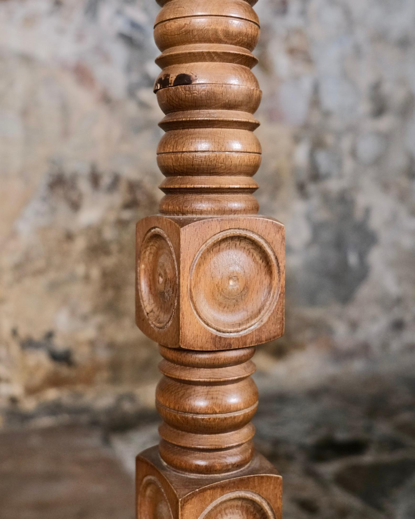 Lámpara de pie de bobina estilo Seiz Breur, Francia, mediados del siglo XX en venta 3