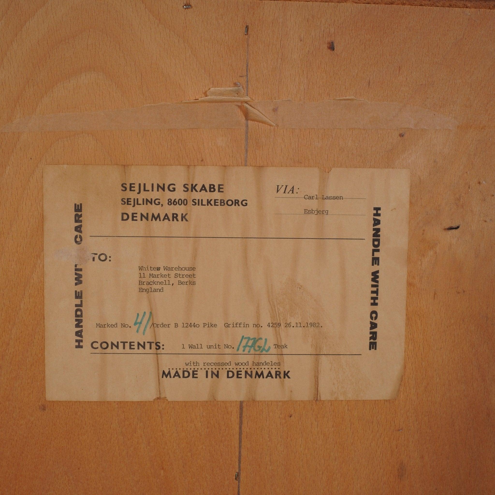 Sejling Skabe Danish Teak Display Cabinet 3