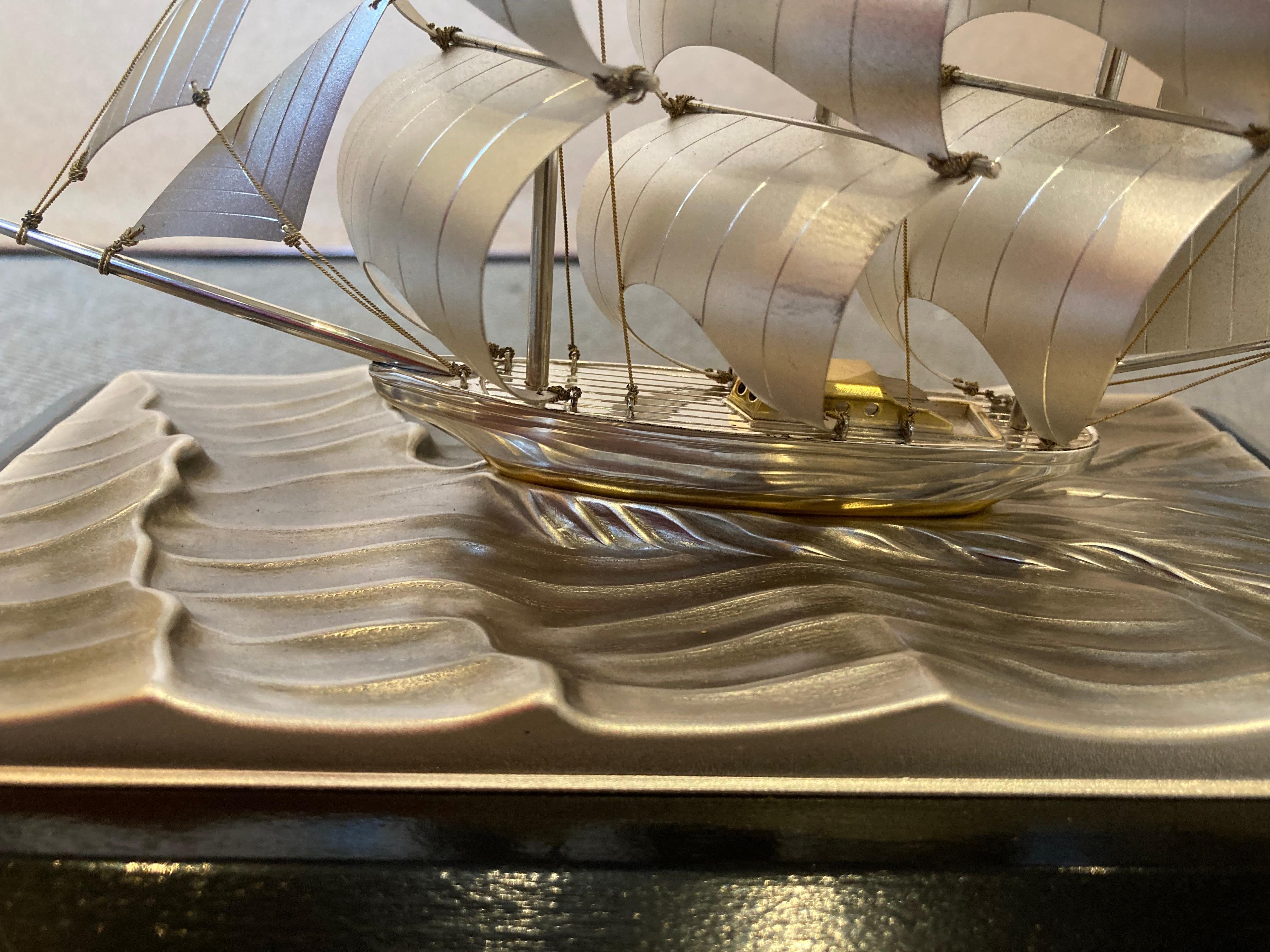 sterling silver ship