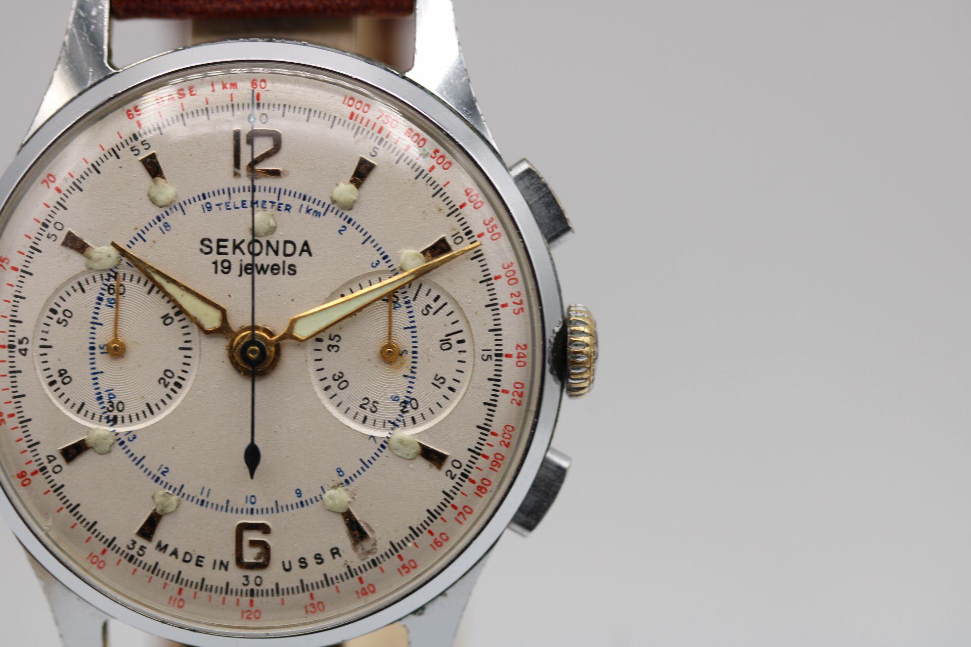 Men's Sekonda Strela 3017 Chronograph For Sale