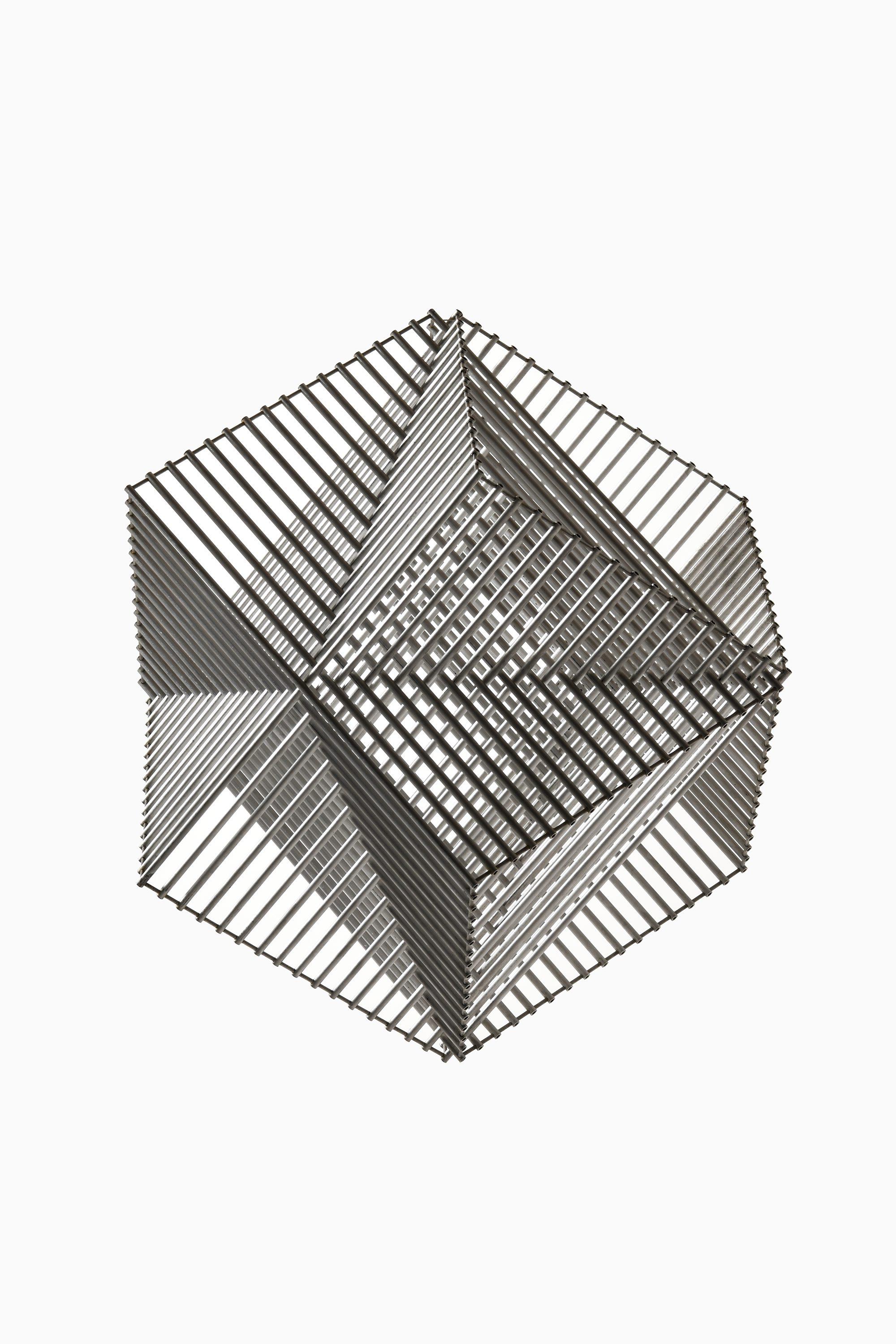 Scandinavo moderno Scultura in alluminio 'Sektorn Mekanik' di Bertil Herlow Svensson, anni '60 in vendita