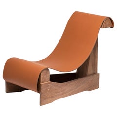 Sillón Sela - Reedición 2023, Madera y Piel - por José Zanine Caldas