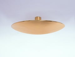 GELA-SELA 40 Gilded Brass Flush Mount Light by Florian Schulz, Germany, 1960