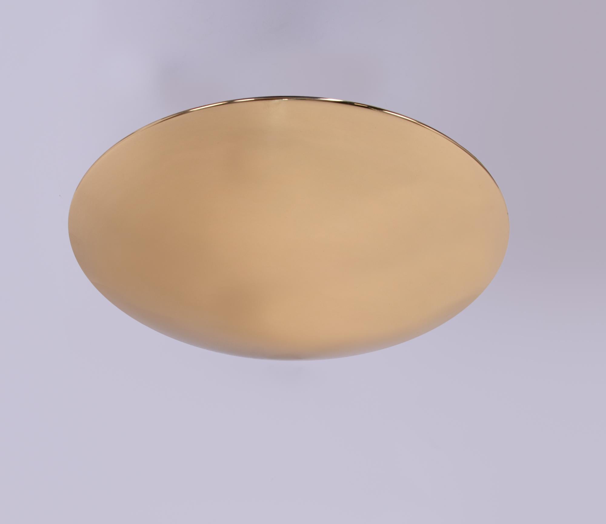 Mid-Century Modern Lampe encastrée GELA-SELA 40 en laiton doré de Florian Schulz, Allemagne, 1960 en vente