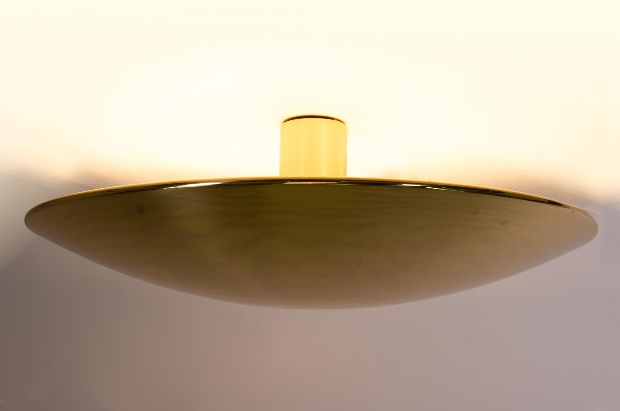 Lampe encastrée GELA-SELA 40 en laiton doré de Florian Schulz, Allemagne, 1960 Bon état - En vente à Niederdorfelden, Hessen