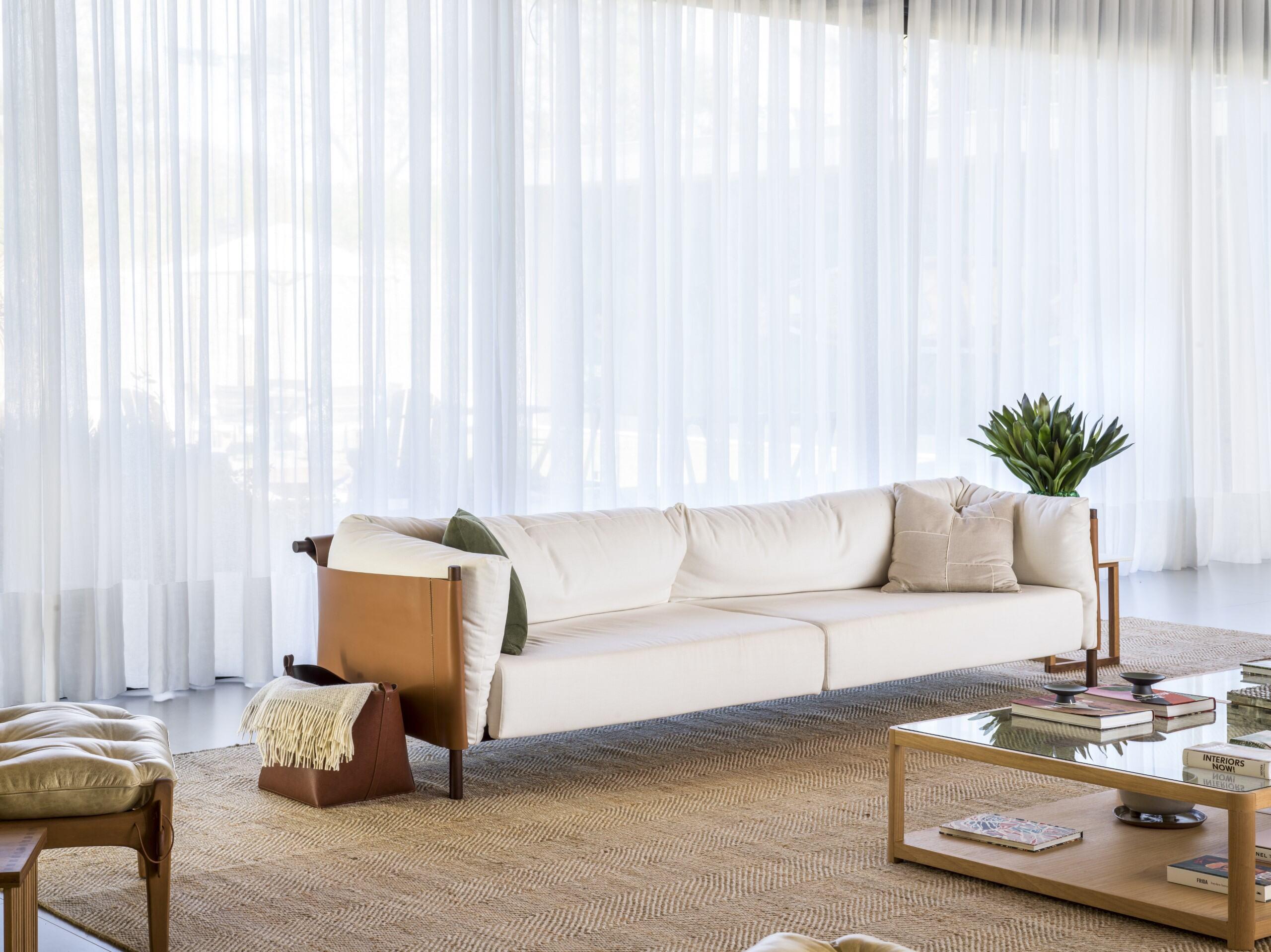 Sela Modular Sofa in Steel & Leather by Ilse Lang and +55design For Sale 7