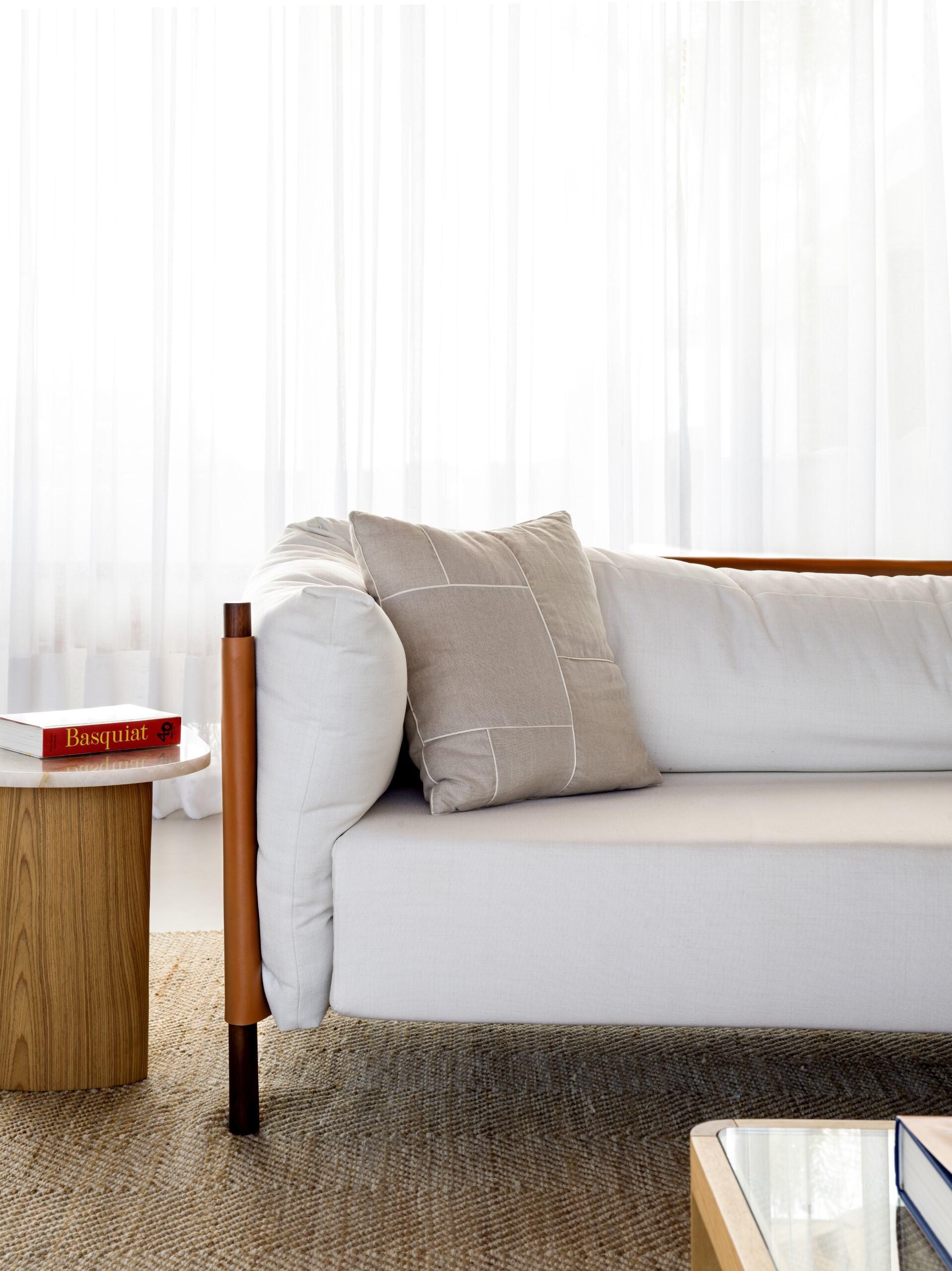 Sela Modular Sofa in Steel & Leather by Ilse Lang and +55design In New Condition For Sale In Campinas, BR