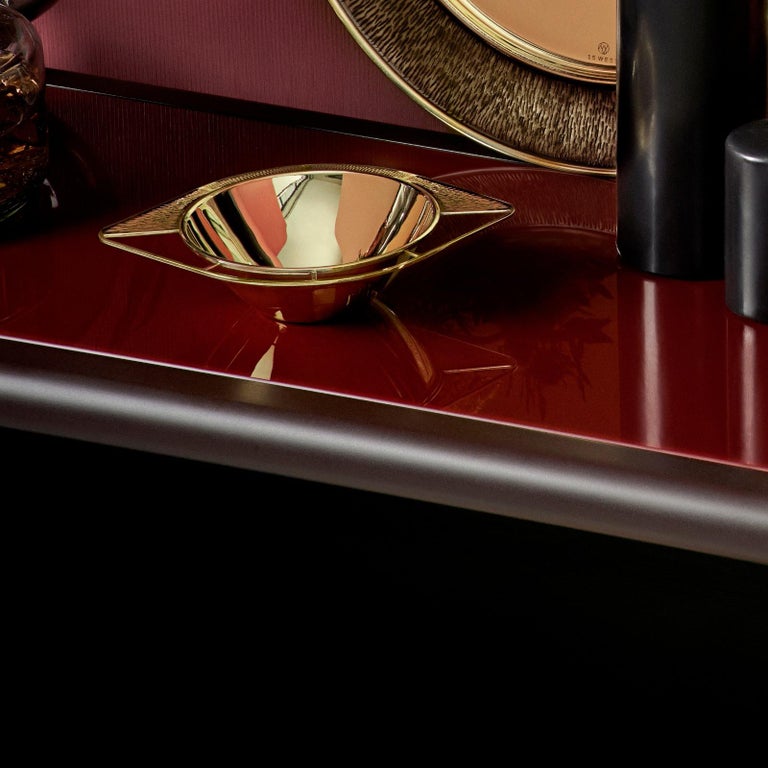 Back Painted Glass and Lacquer Console For Sale at 1stDibs