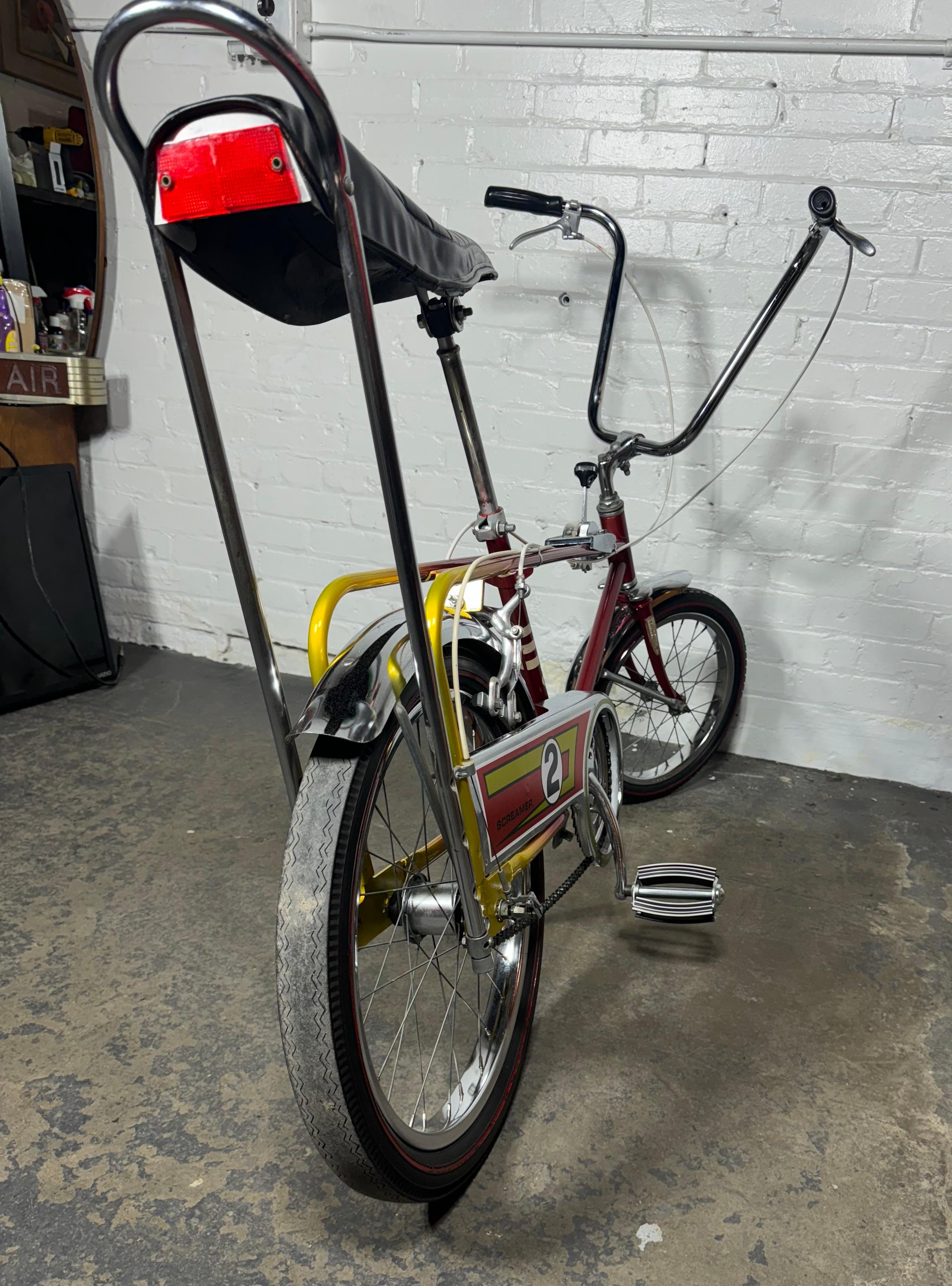 Selten gesehenes 1969 SEARS SCREAMER 2 Jungenfahrrad (BANANA BIKE) 3
