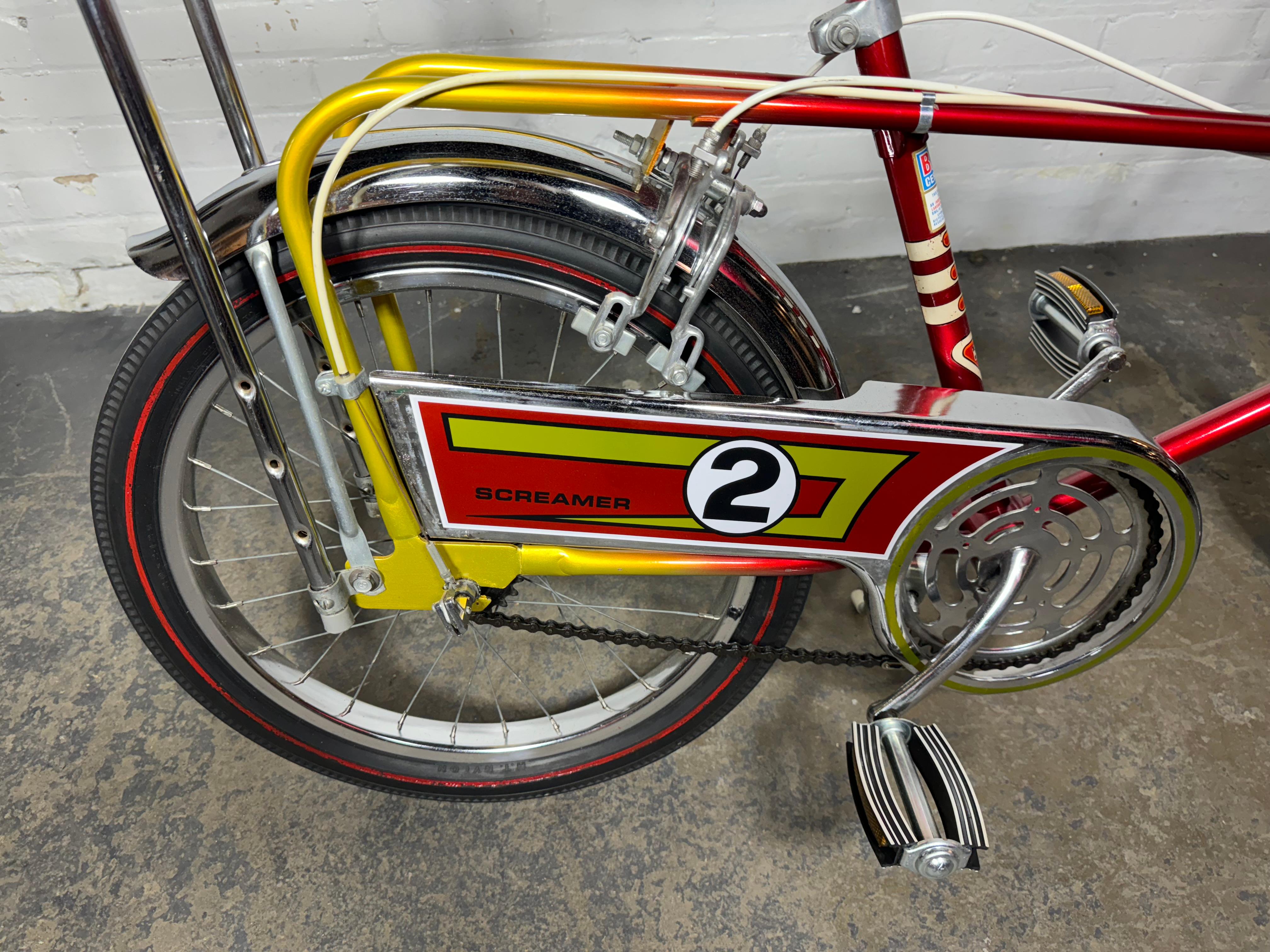 Selten gesehenes 1969 SEARS SCREAMER 2 Jungenfahrrad (BANANA BIKE) (Moderne der Mitte des Jahrhunderts)