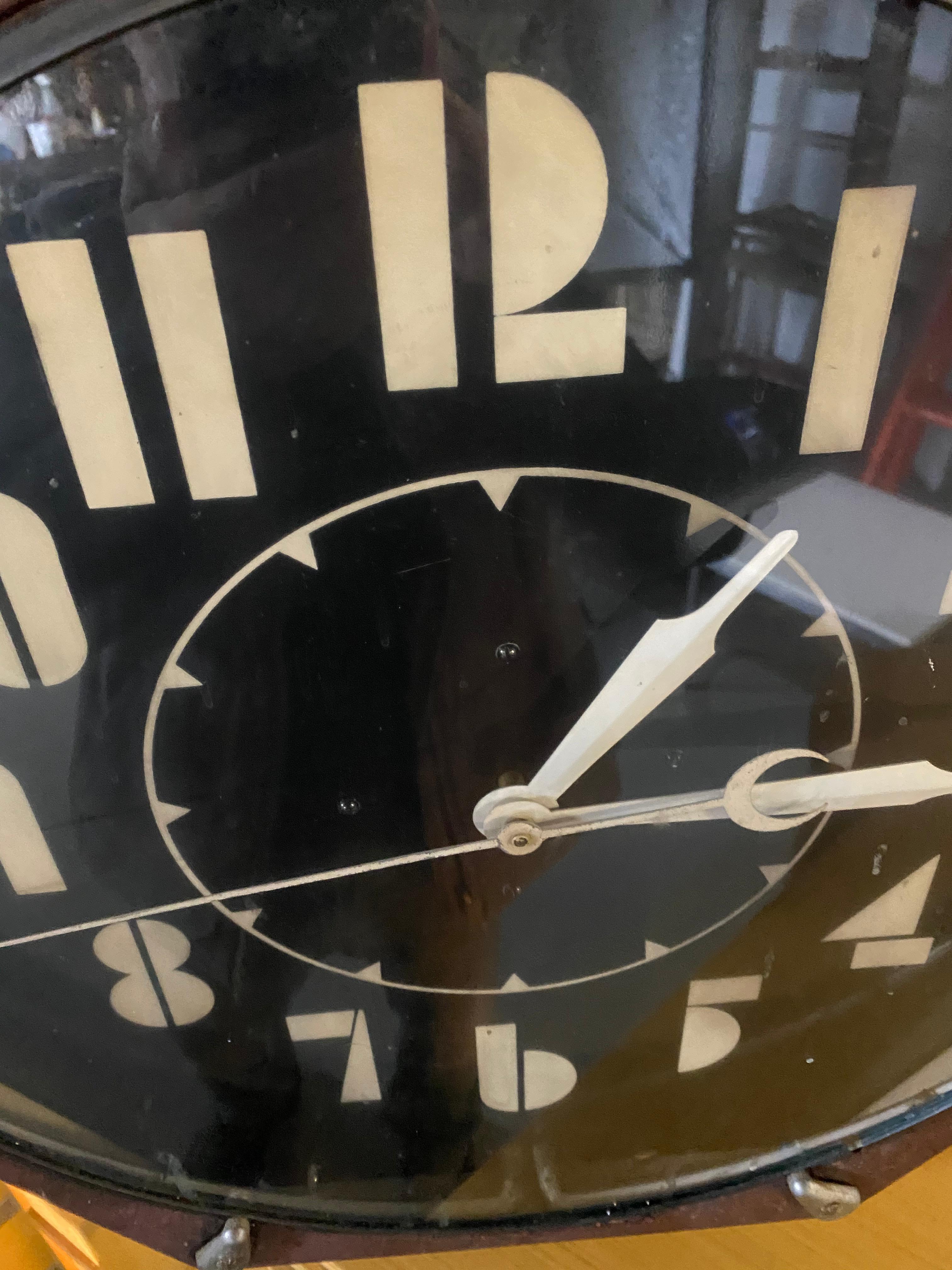 electric neon clock company parts