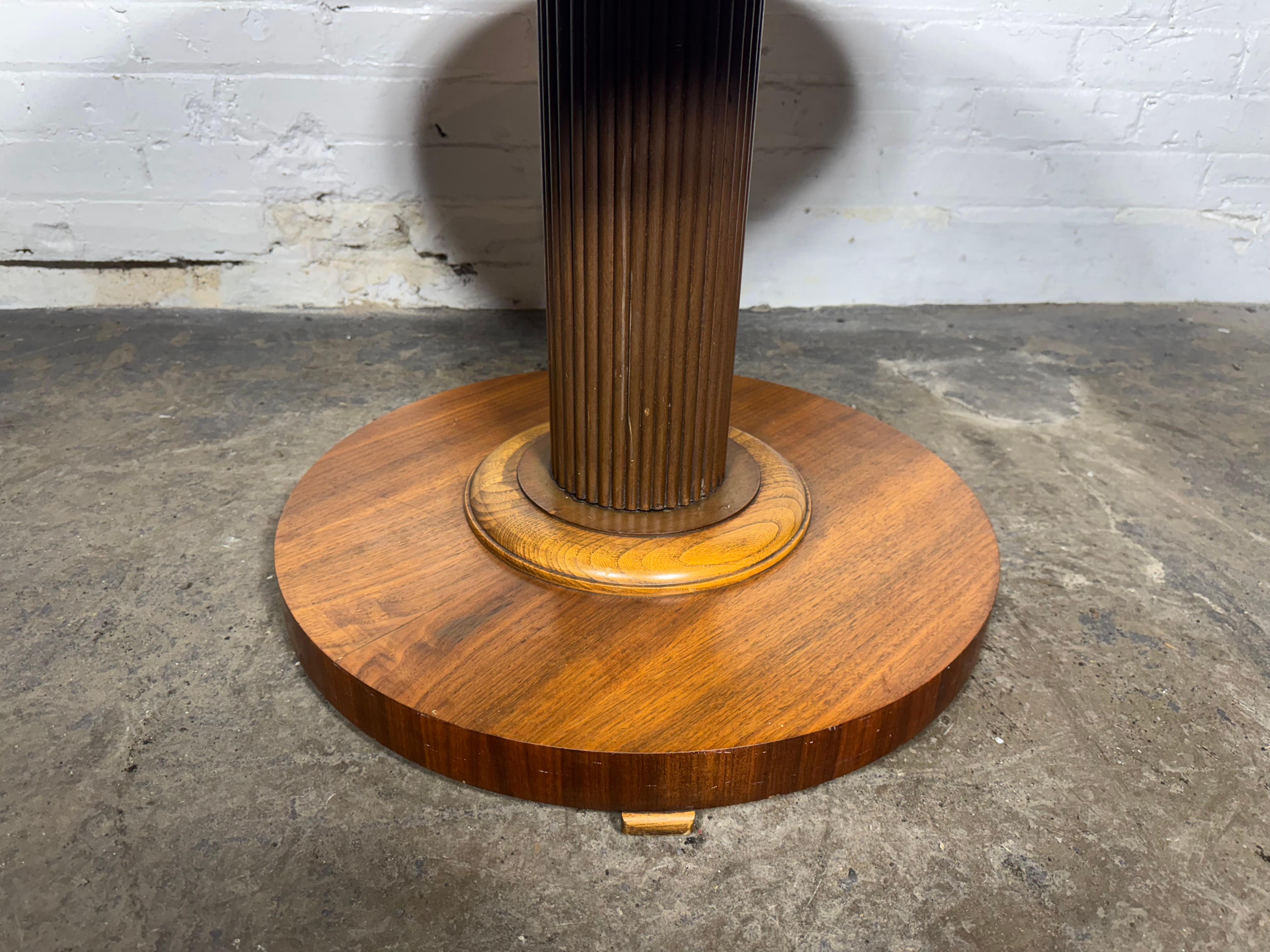 Mahogany Seldom seen Art Deco Style / Modernist  End / Center Table, by Lane For Sale
