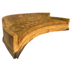 Seldom Seen Harvey Probber Serpentine Crescent Sofa, 1960s