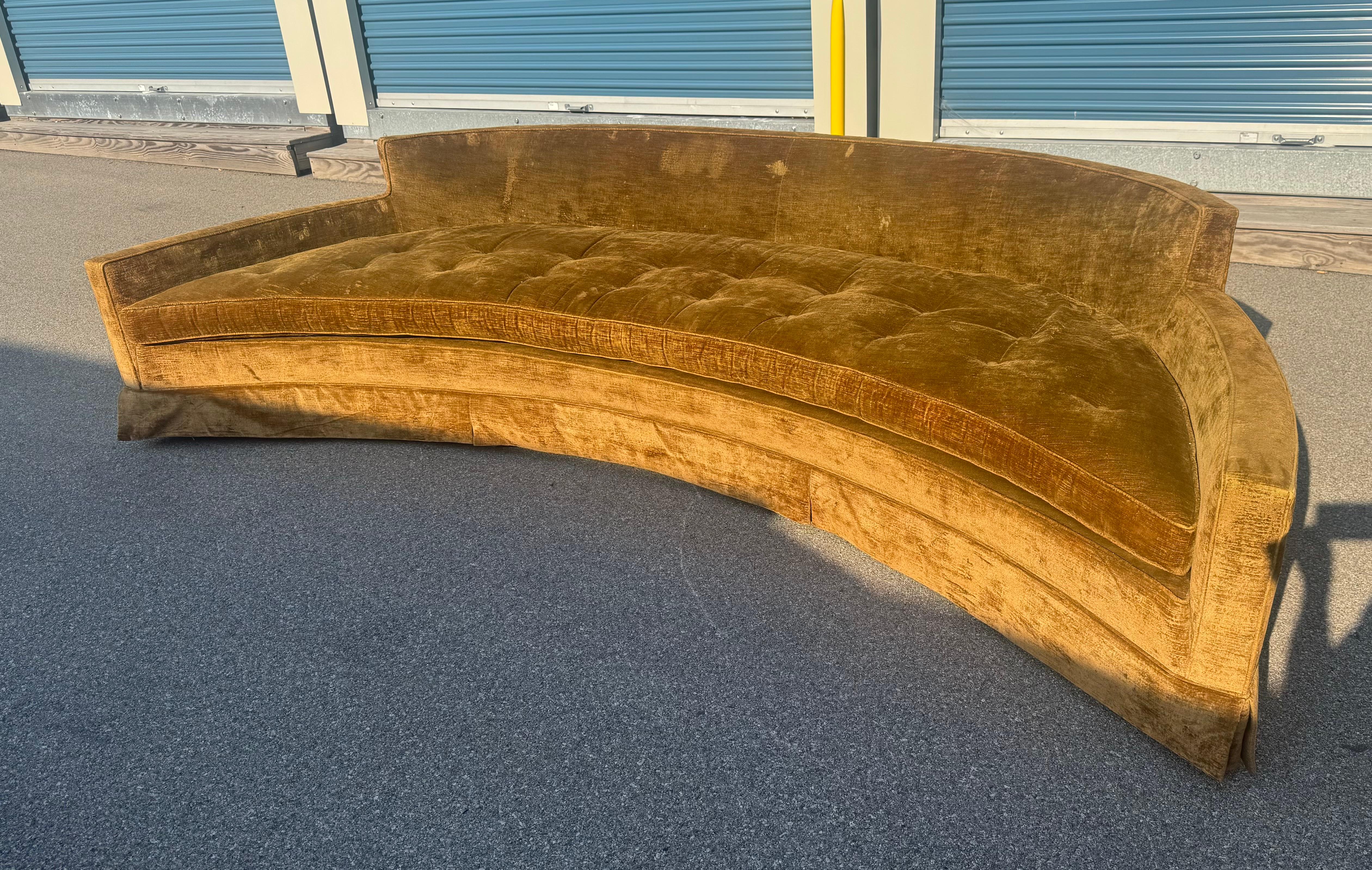See One Harvey Probber Canapé Serpentine Crescent, 1960s en vente 2