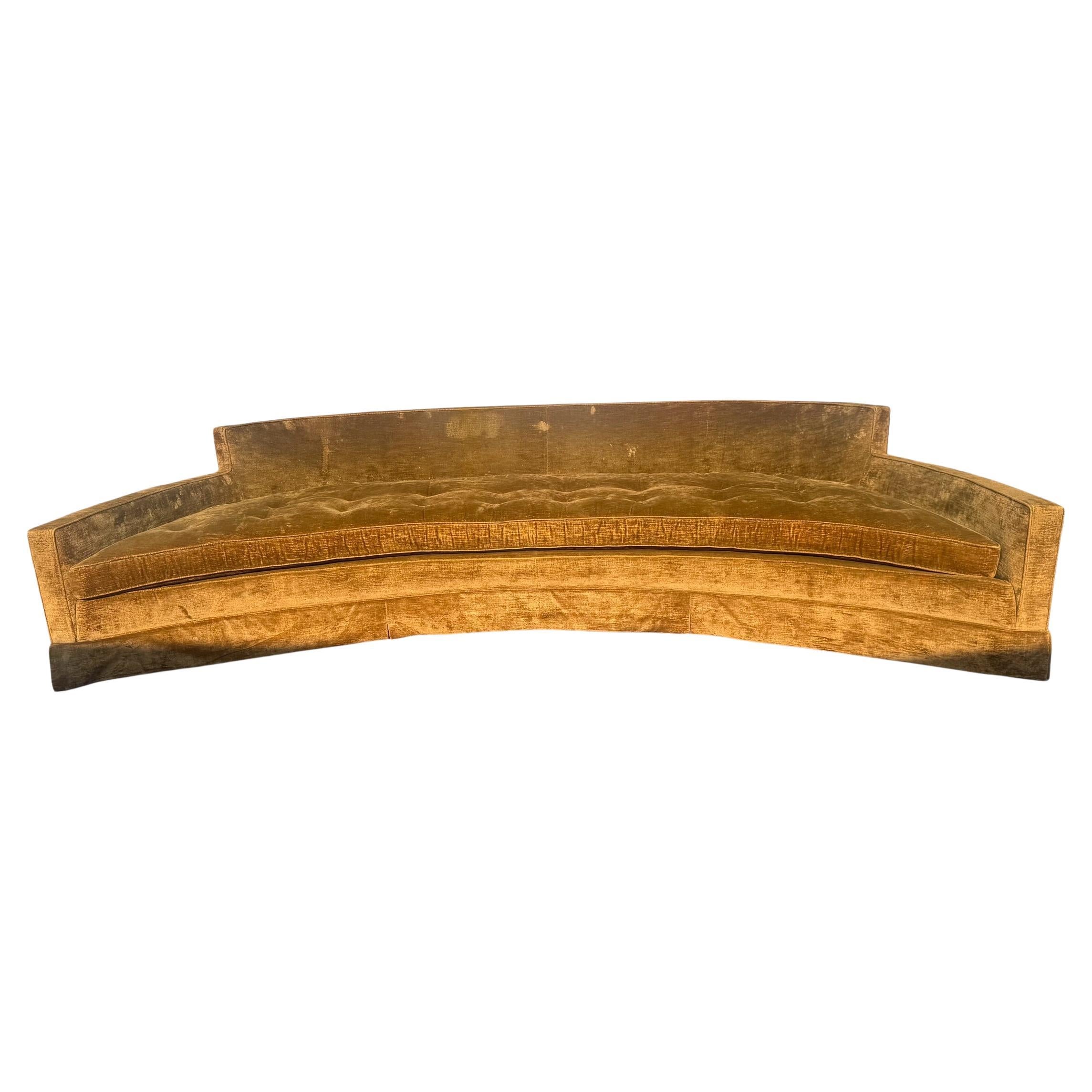 See One Harvey Probber Canapé Serpentine Crescent, 1960s en vente