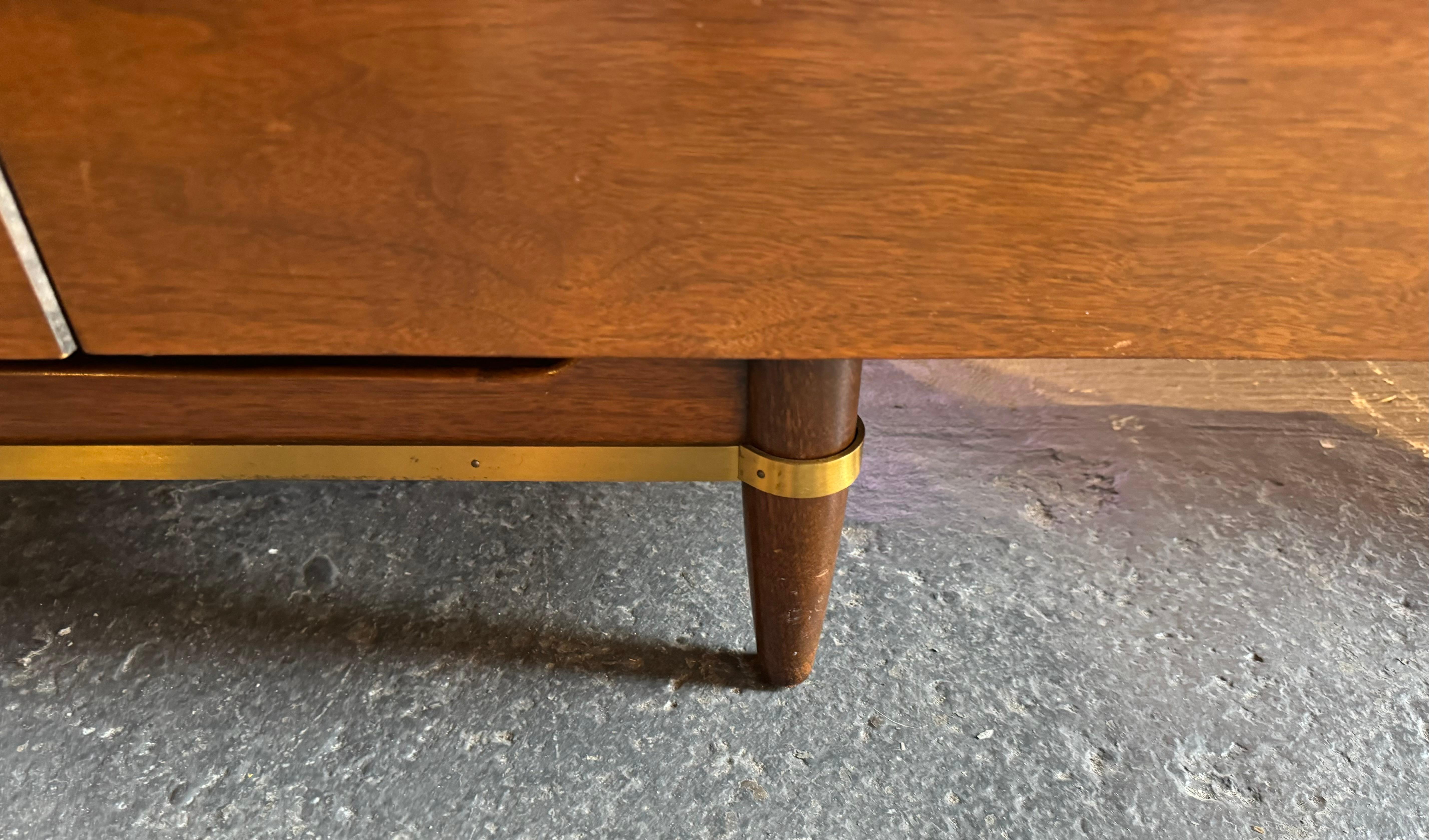 Mid-Century Modern Seldom seen modular MeRTON Gershun mEDIA Cabinet / American of Martinsville