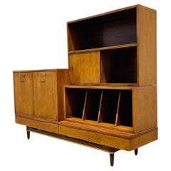 Seldom seen modular MeRTON Gershun mEDIA Cabinet / American of Martinsville
