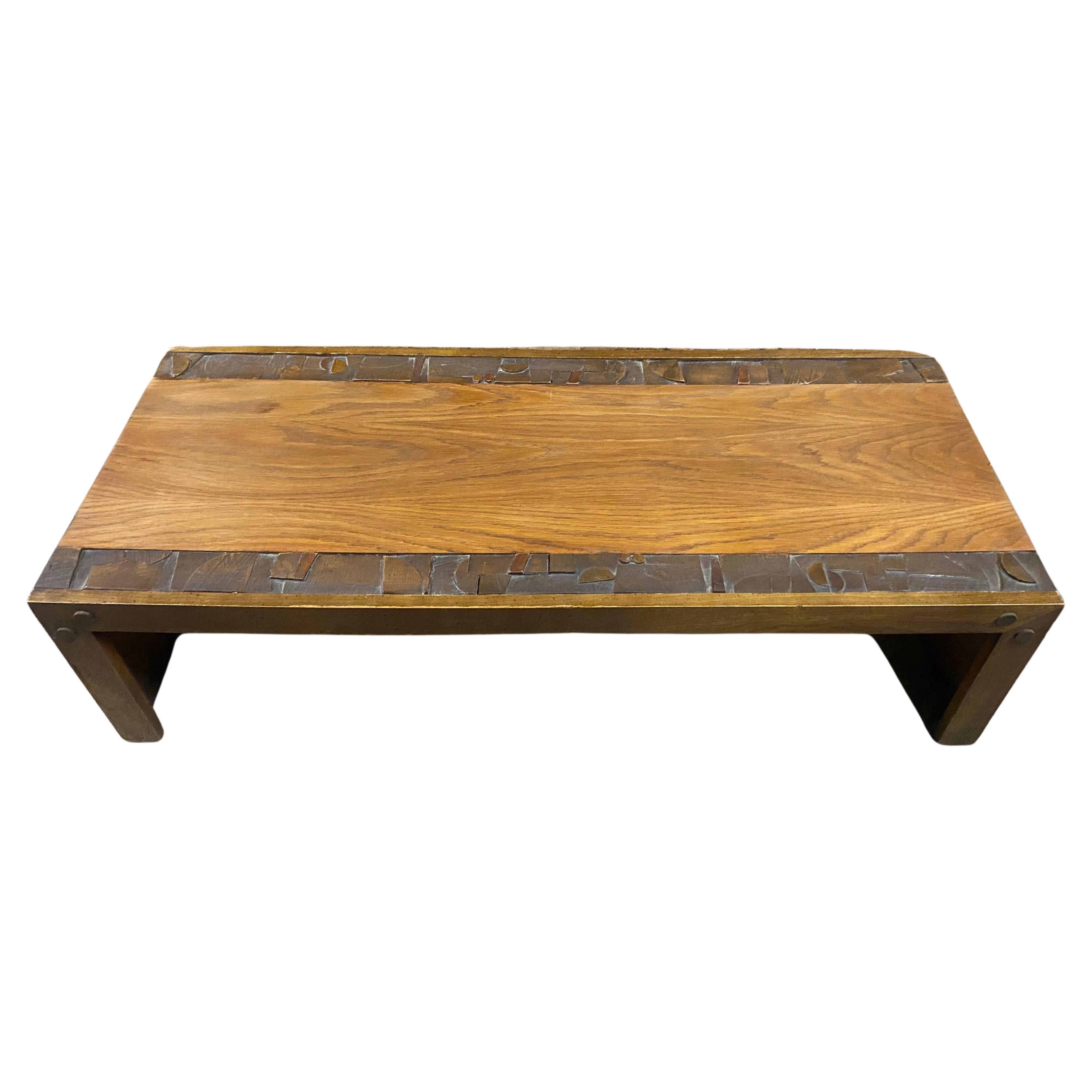 lane brutalist coffee table