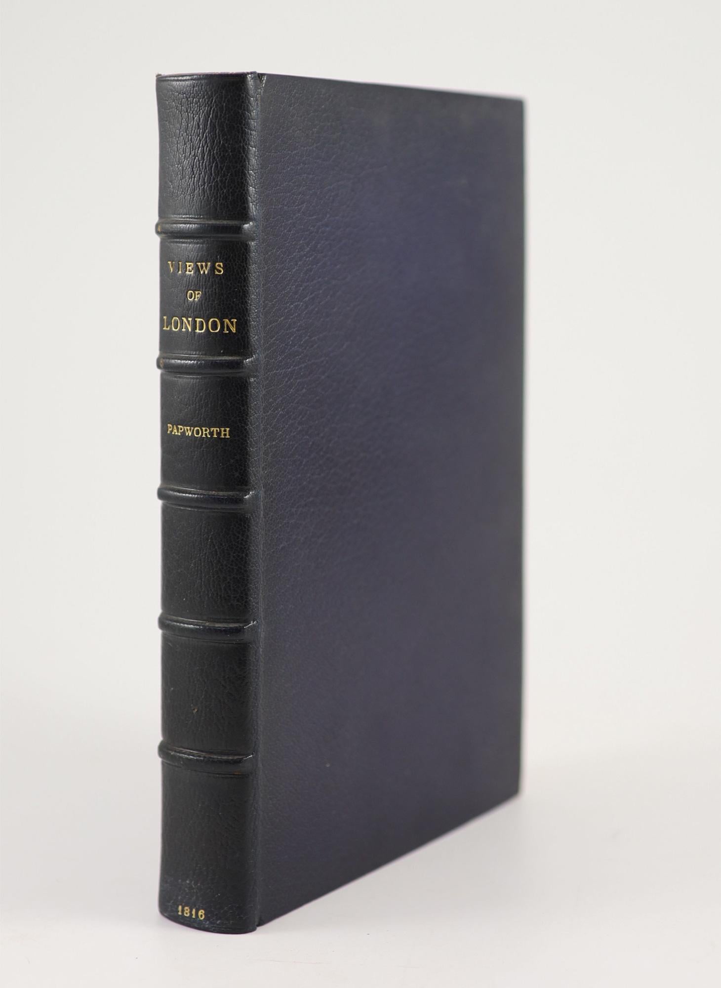 Una SPLENDIDA rappresentazione della LONDRA REGENDIALE

Papworth, John Buonarotti
Vedute selezionate di Londra: Con schizzi storici e descrittivi di alcuni dei suoi edifici pubblici più interessanti

Londra: per R. Ackermann, da J.R. Diggens,
