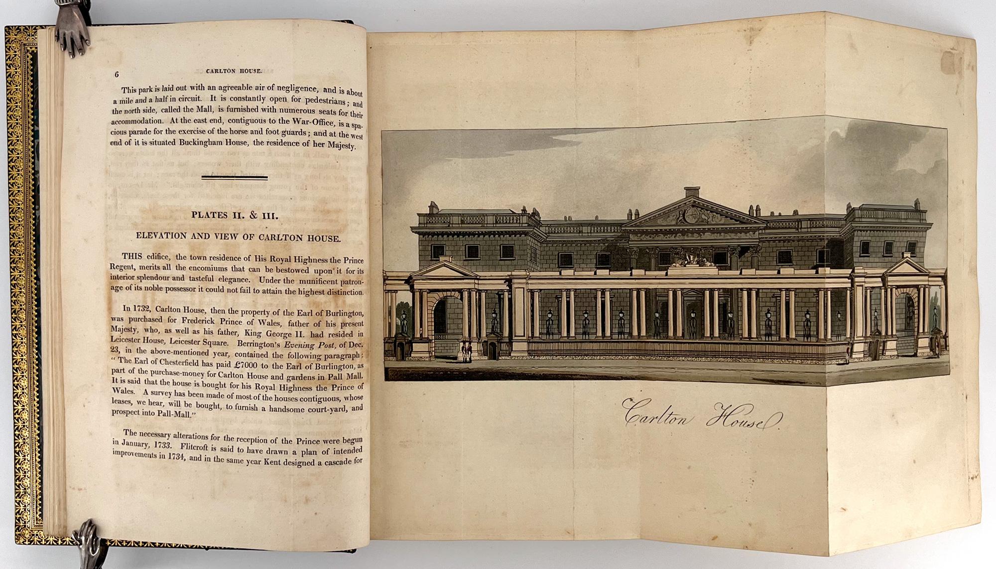 Vedute selezionate di Londra, con schizzi storici e descrittivi - Ackermann In condizioni buone in vendita a Middletown, NY