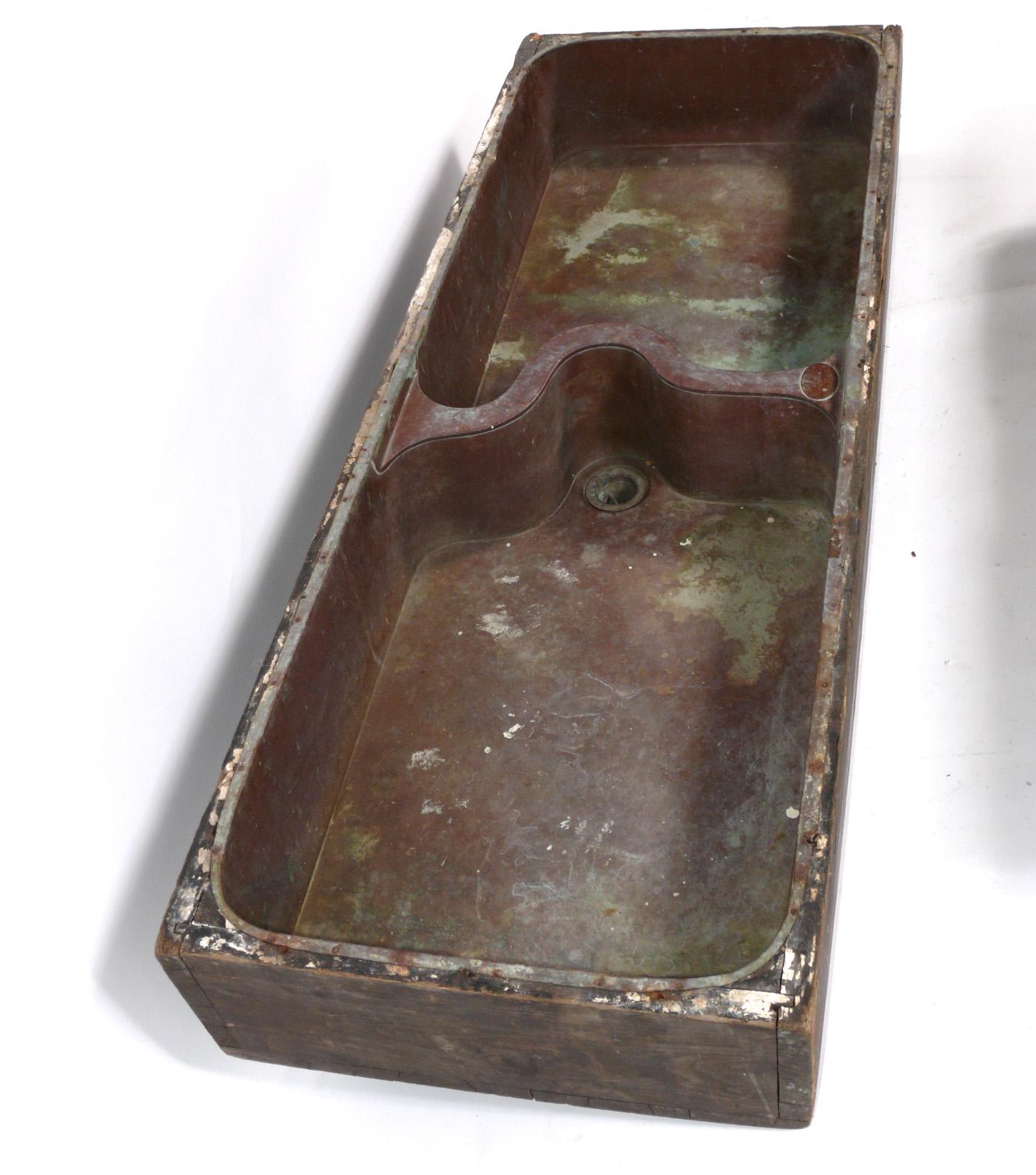 Selection of 1930s Industrial Art Deco Sinks Attributed to Donald Deskey In Distressed Condition In Atlanta, GA