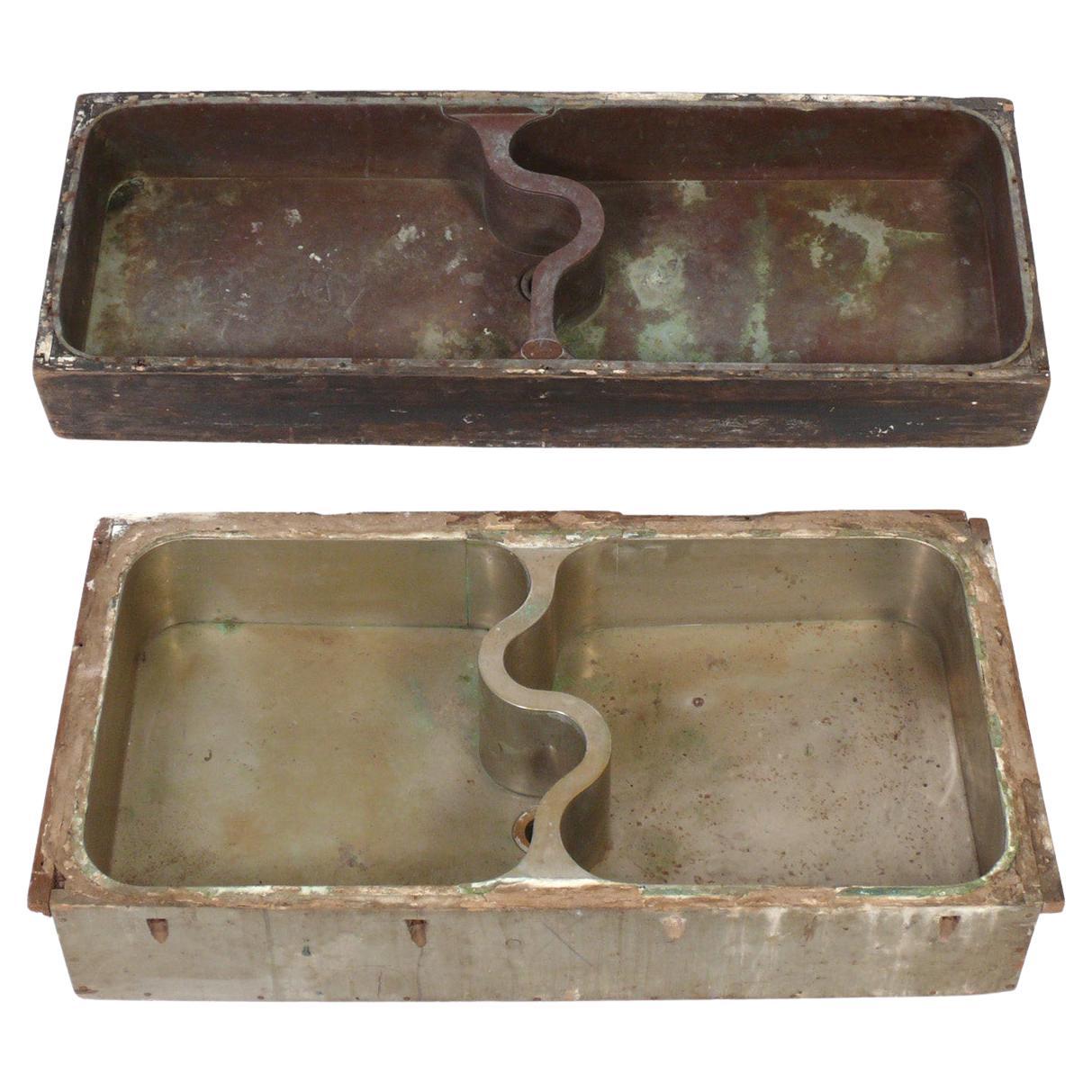 Selection of 1930s Industrial Art Deco Sinks Attributed to Donald Deskey