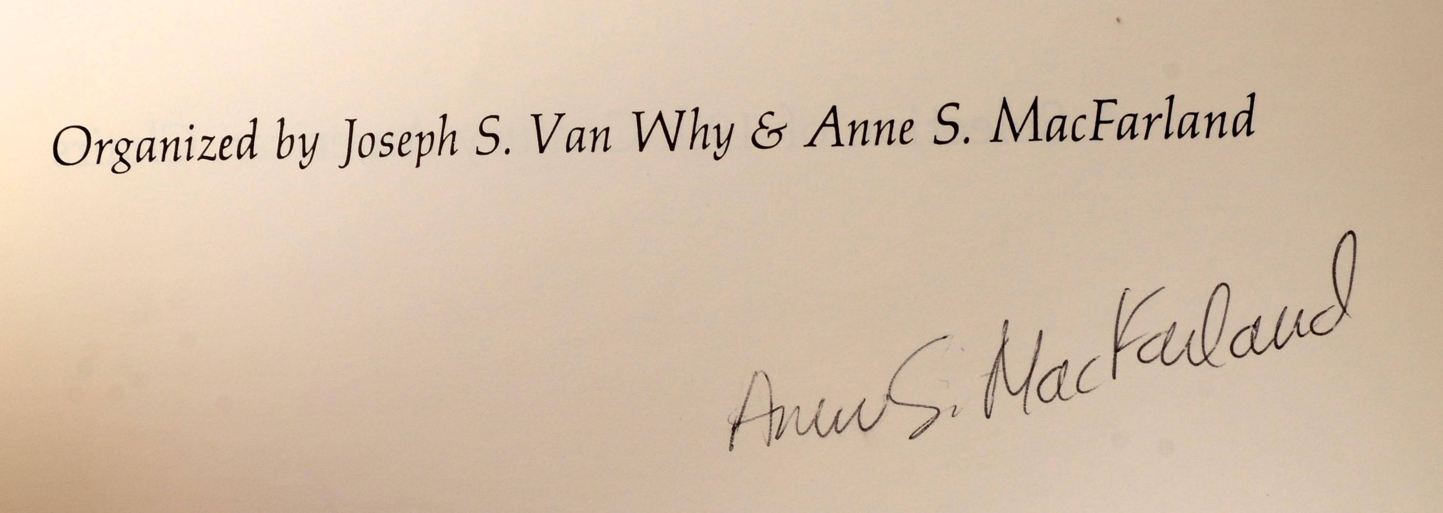 A Selection of 19th Century American Chairs by and Signed by Anne MacFarland. 1st Ed softcover Published by Stowe-Day Foundation (1973), Hartford, Connecticut, 1973. Introduction by Joseph S. Van Why; descriptive notes and commentary on each chair.