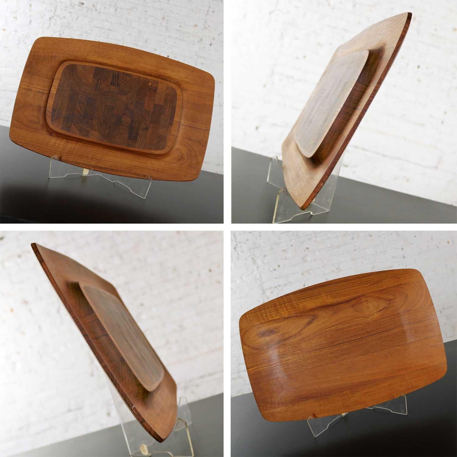 Selection of 3 Dansk Designs Teak Trays or Cutting Boards by Jens Quistgaard 3