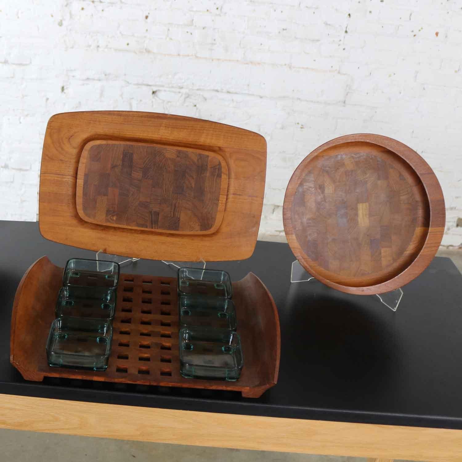 Scandinavian Modern Selection of 3 Dansk Designs Teak Trays or Cutting Boards by Jens Quistgaard