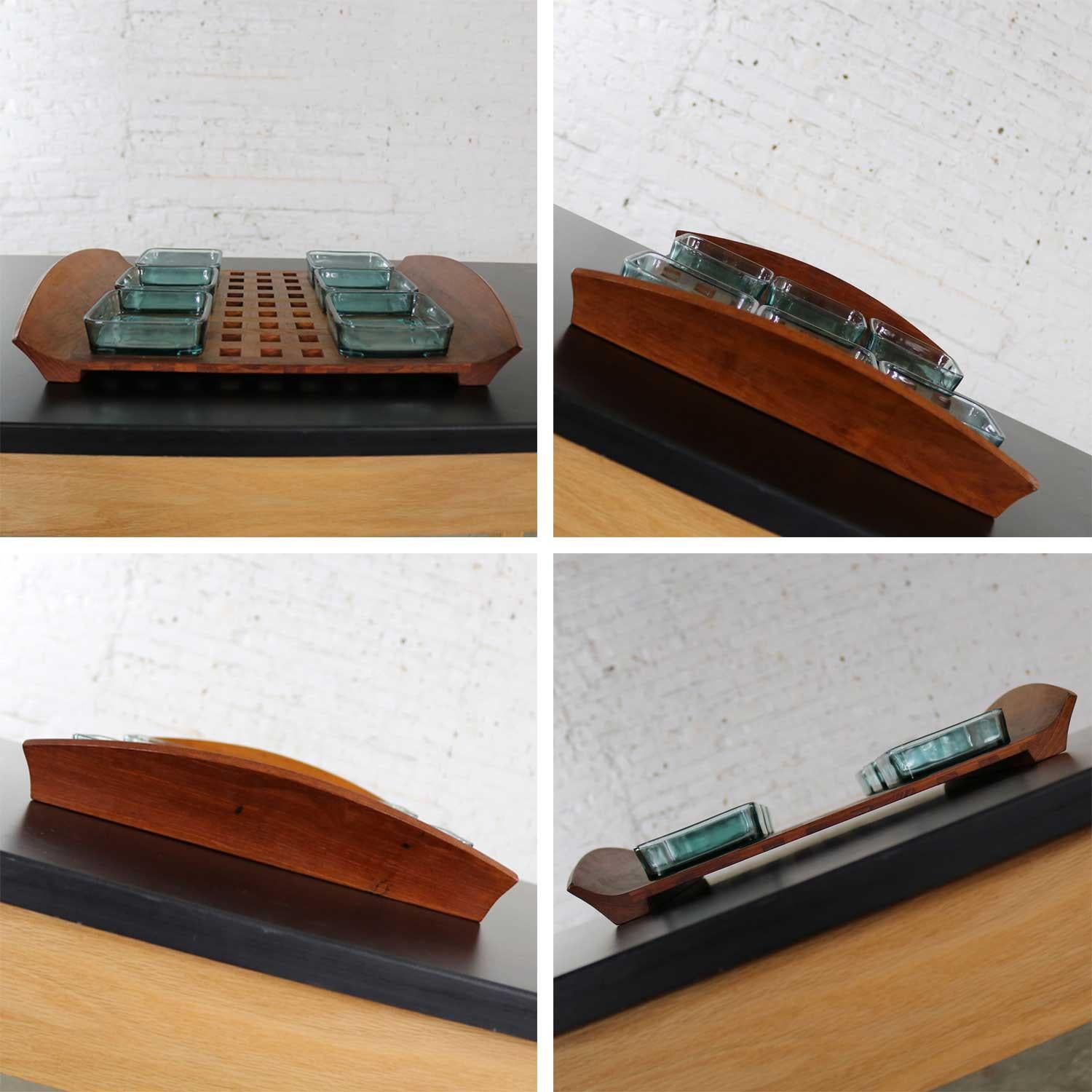 Glass Selection of 3 Dansk Designs Teak Trays or Cutting Boards by Jens Quistgaard