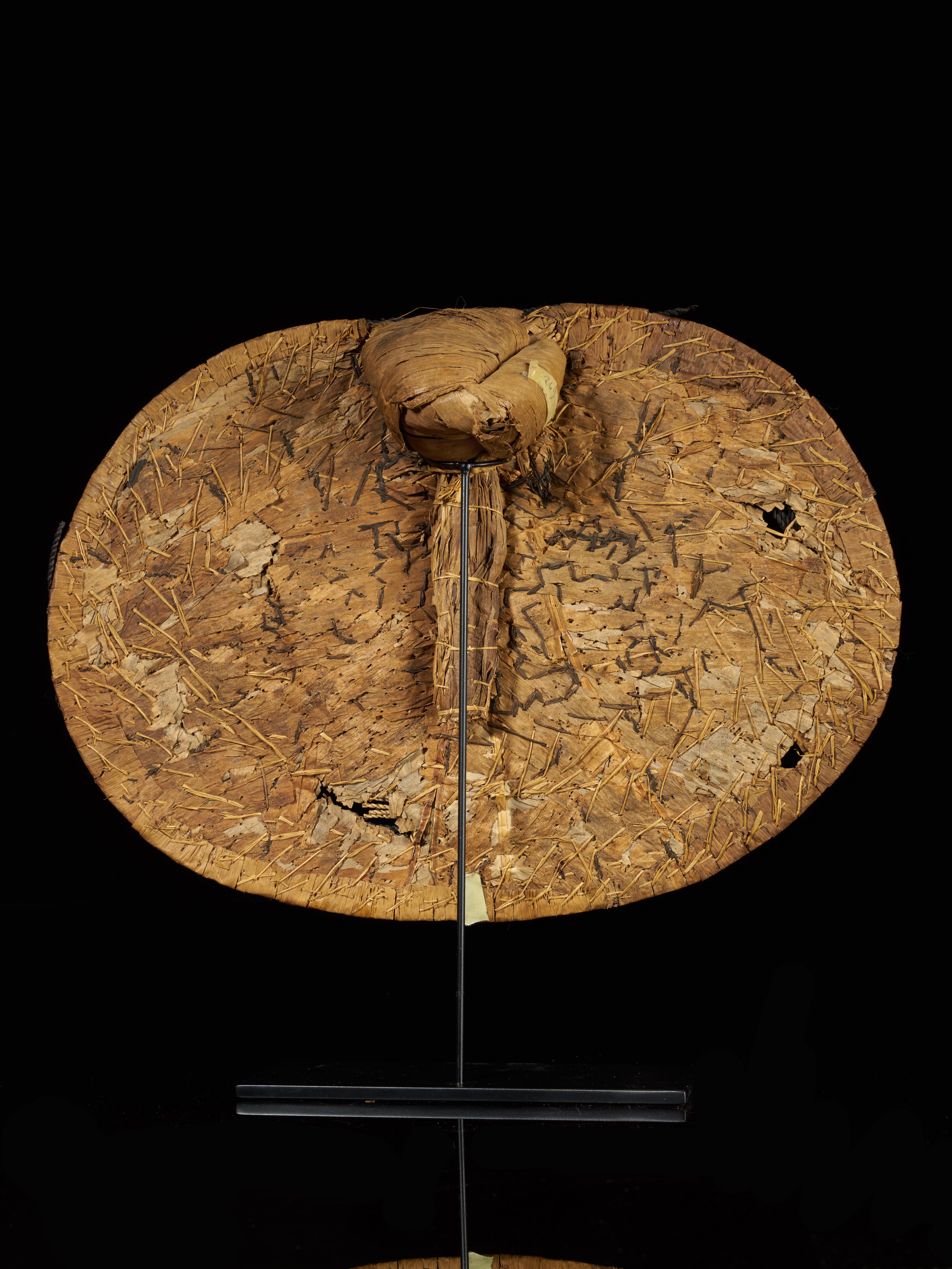 Etnodiseño Selección de 7 Cache-Sexe de Hoja de Palma, Mangbetu People, RDC en venta 3