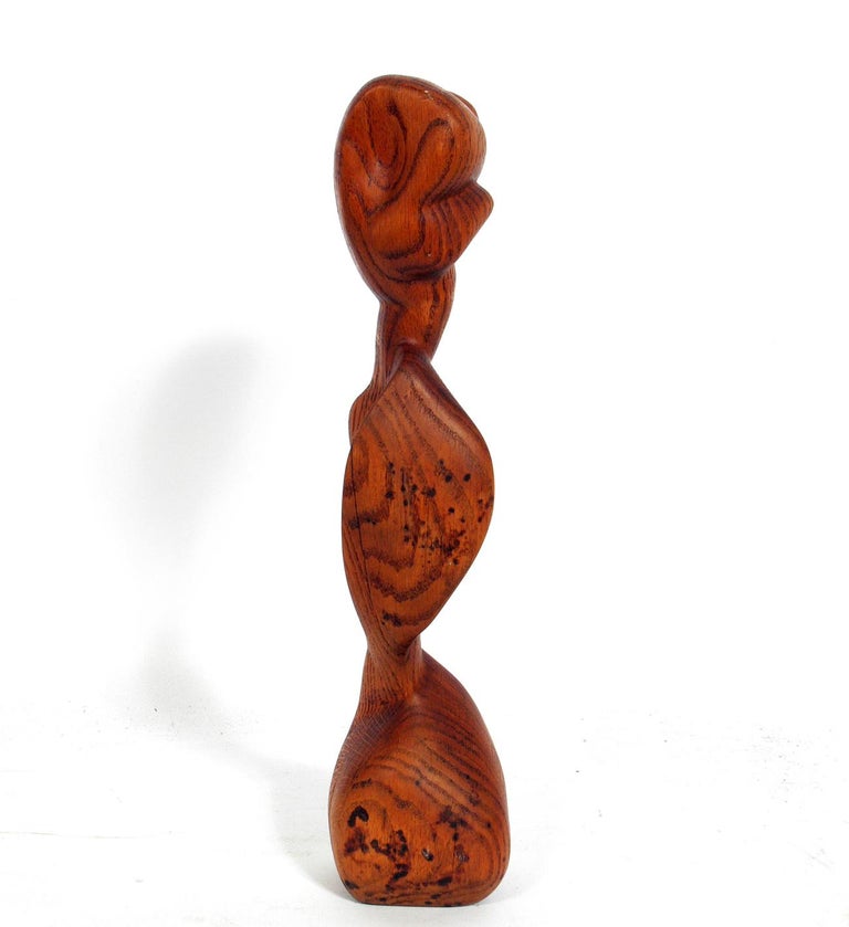 Mid-20th Century Selection of Abstract Wood Sculptures For Sale