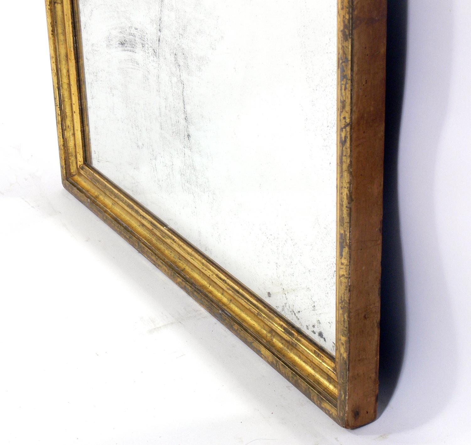 American Selection of Antiqued Gilt Mirrors