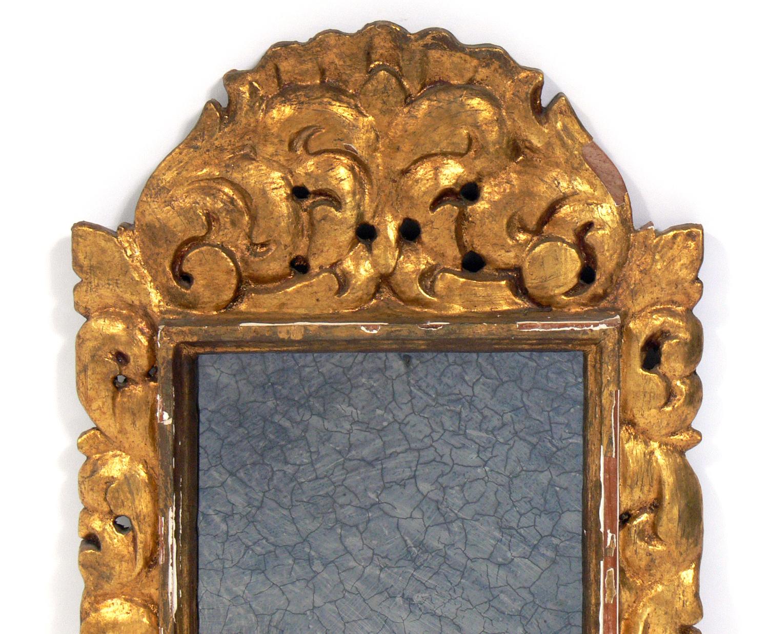 Spanish Selection of Antiqued Gilt Mirrors For Sale