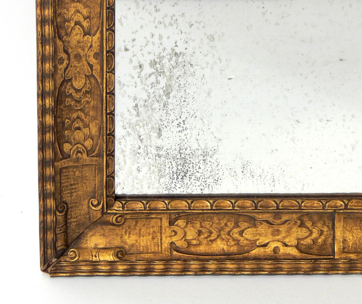 Wood Selection of Antiqued Gilt Mirrors