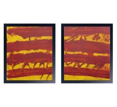 Selezione di litografie di Antoni Tapies incorniciate in modo professionale