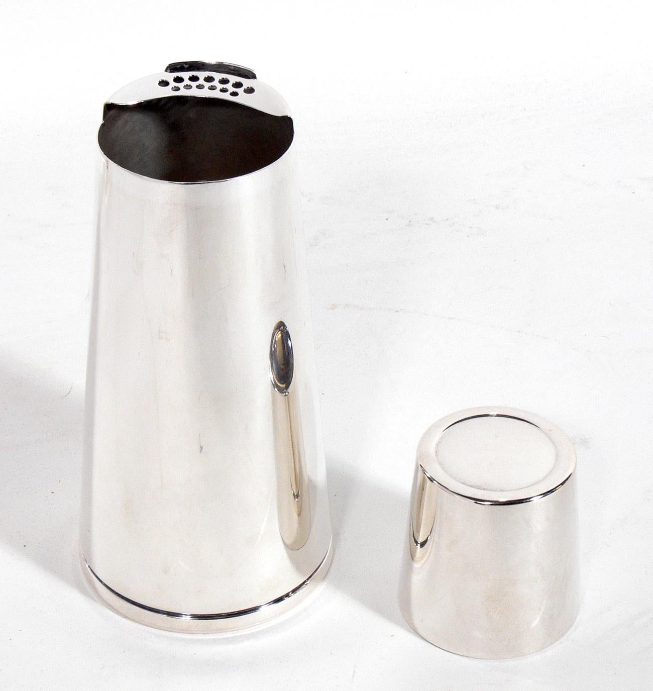 Plated Selection of Art Deco Cocktail Shakers