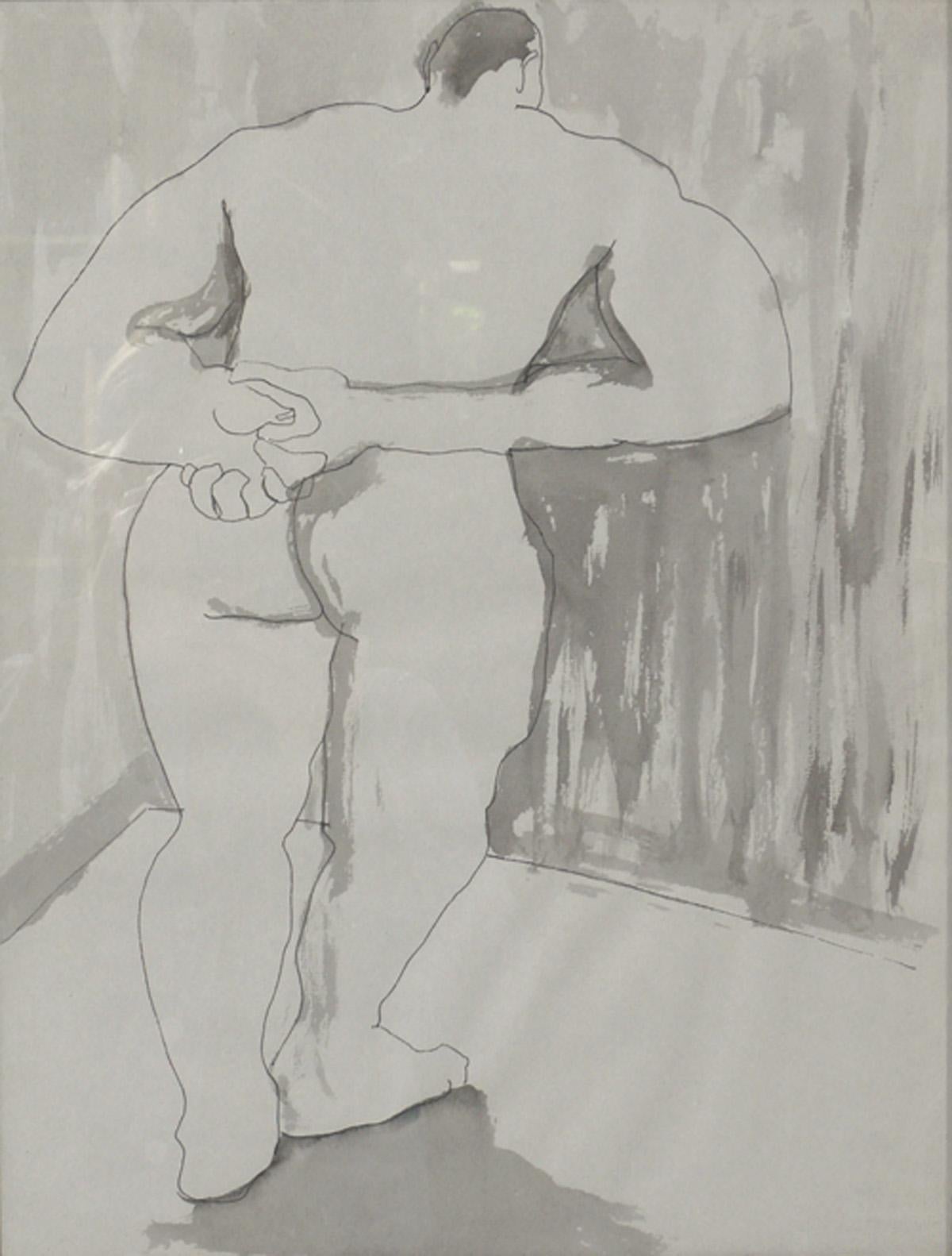 Auswahl an Schwarz-Weiß-Kunstwerken (Moderne der Mitte des Jahrhunderts) im Angebot